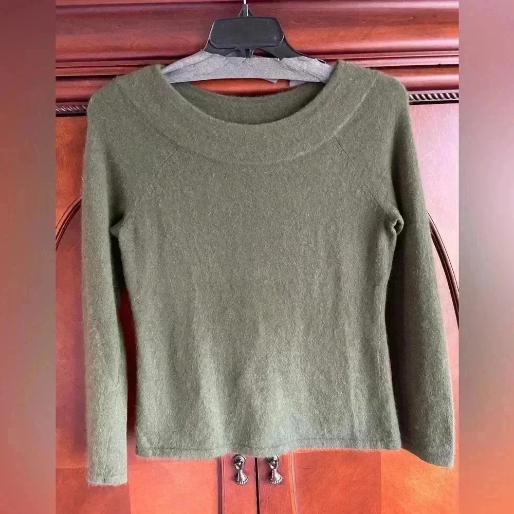 Olive green sweater